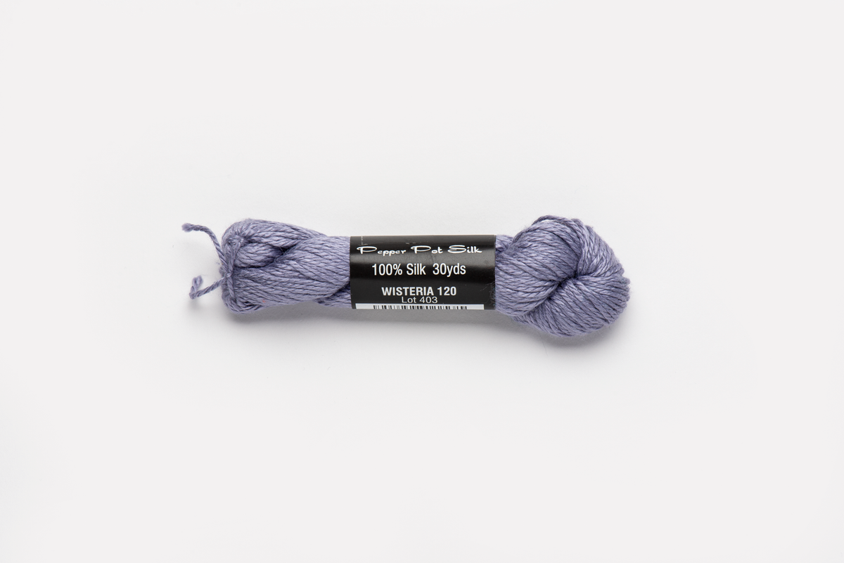 Pepper Pot Silk - 120 Wisteria — silk skein for needlepoint, 18 mesh