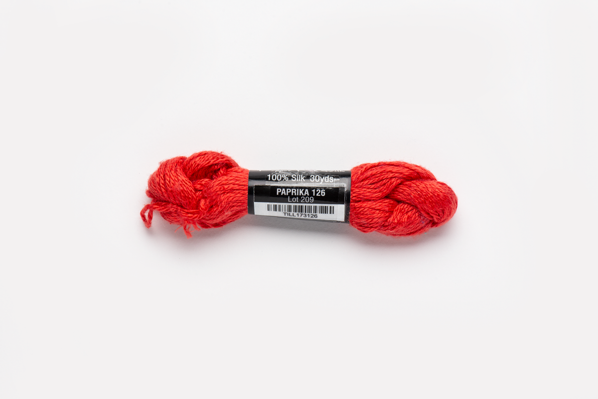 Pepper Pot Silk - 126 Paprika — silk skein for needlepoint, 18 mesh