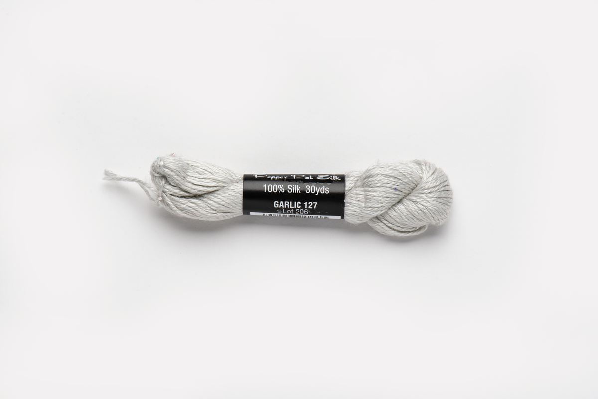Pepper Pot Silk - 127 Garlic — silk skein for needlepoint, 18 mesh