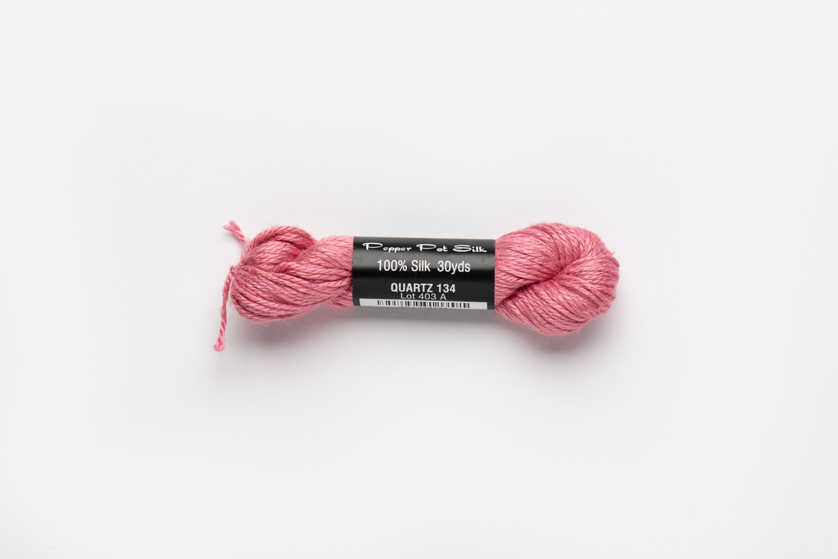 Pepper Pot Silk - 134 Quartz — silk skein for needlepoint, 18 mesh