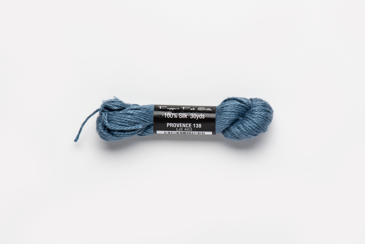 Pepper Pot Silk - 138 Provence — silk skein for needlepoint, 18 mesh