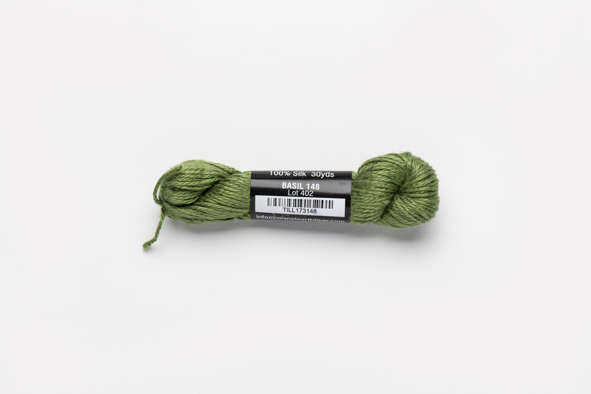Pepper Pot Silk - 148 Basil — silk skein for needlepoint, 18 mesh
