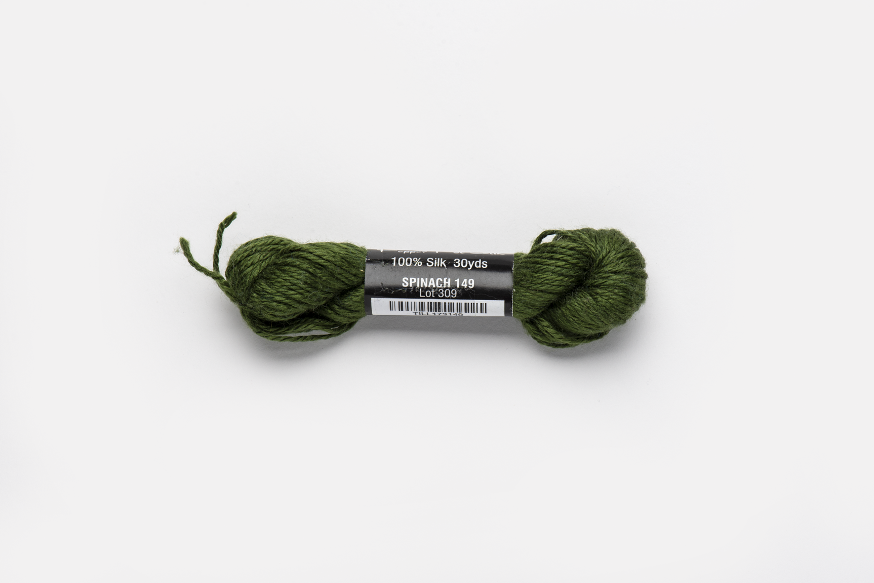 Pepper Pot Silk - 149 Spinach — silk skein for needlepoint, 18 mesh