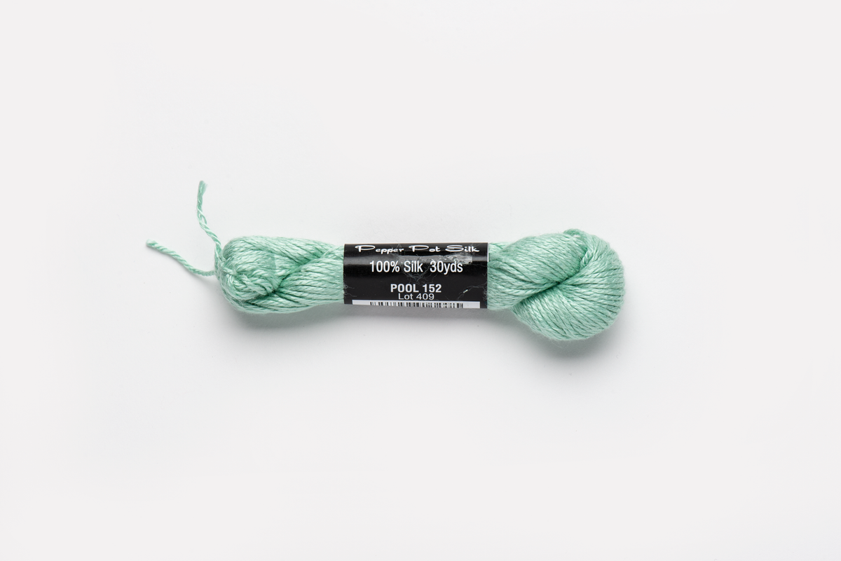 Pepper Pot Silk - 152 Pool — silk skein for needlepoint, 18 mesh