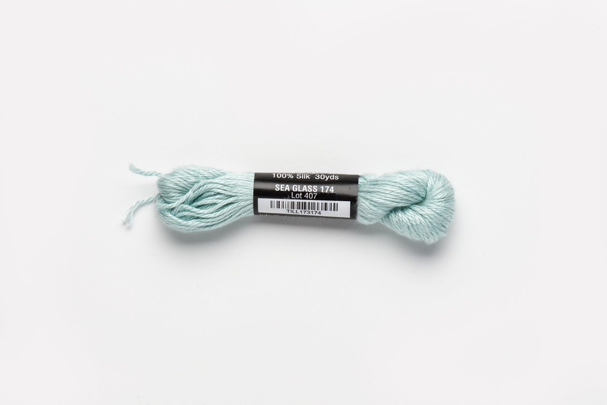 Pepper Pot Silk - 174 Seaglass — silk skein for needlepoint, 18 mesh