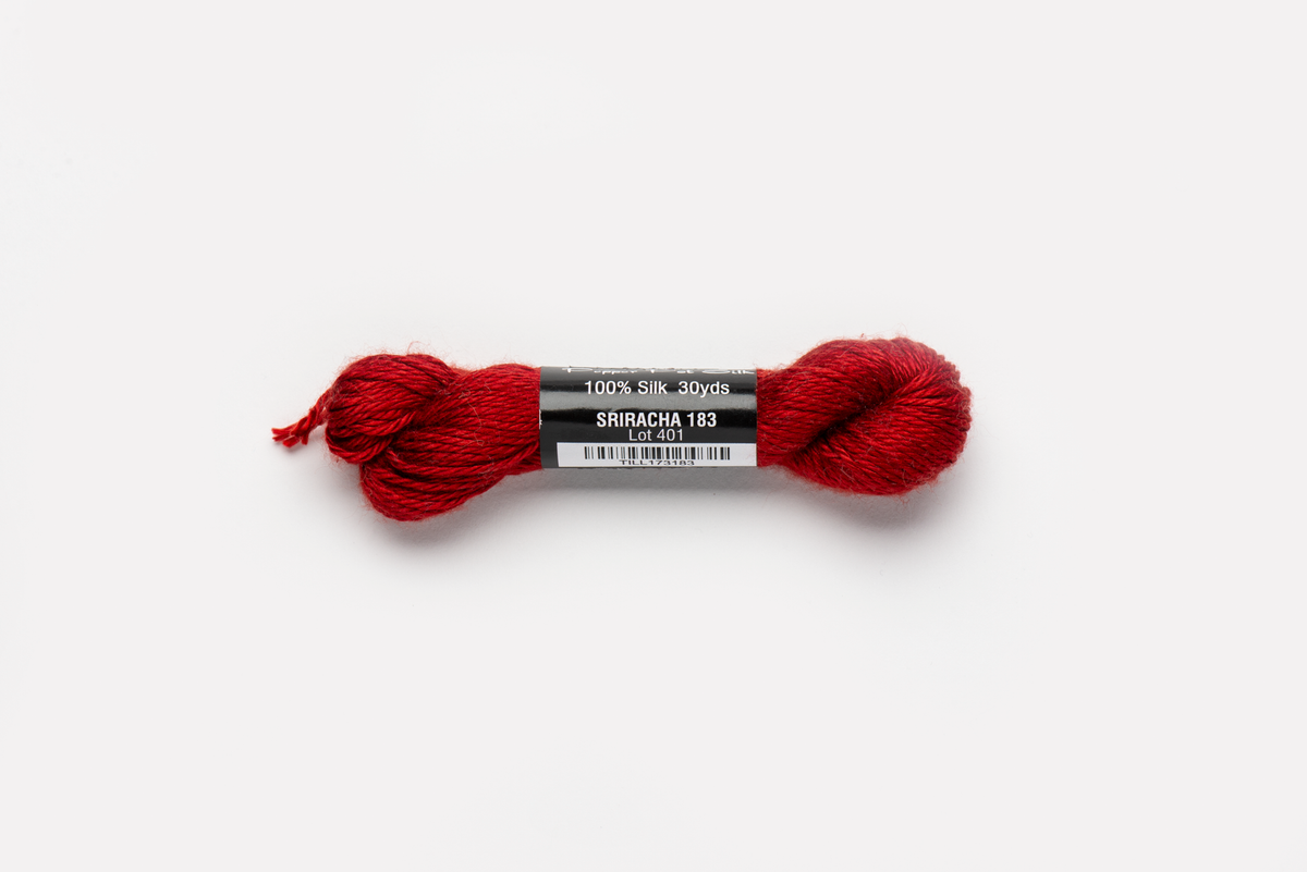 Pepper Pot Silk - 183 Sriracha — silk skein for needlepoint, 18 mesh