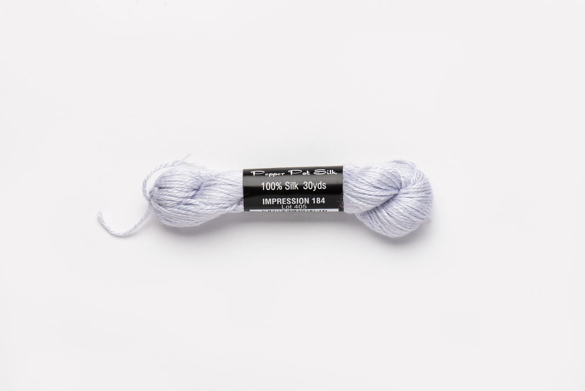 Pepper Pot Silk - 184 Impression — silk skein for needlepoint, 18 mesh
