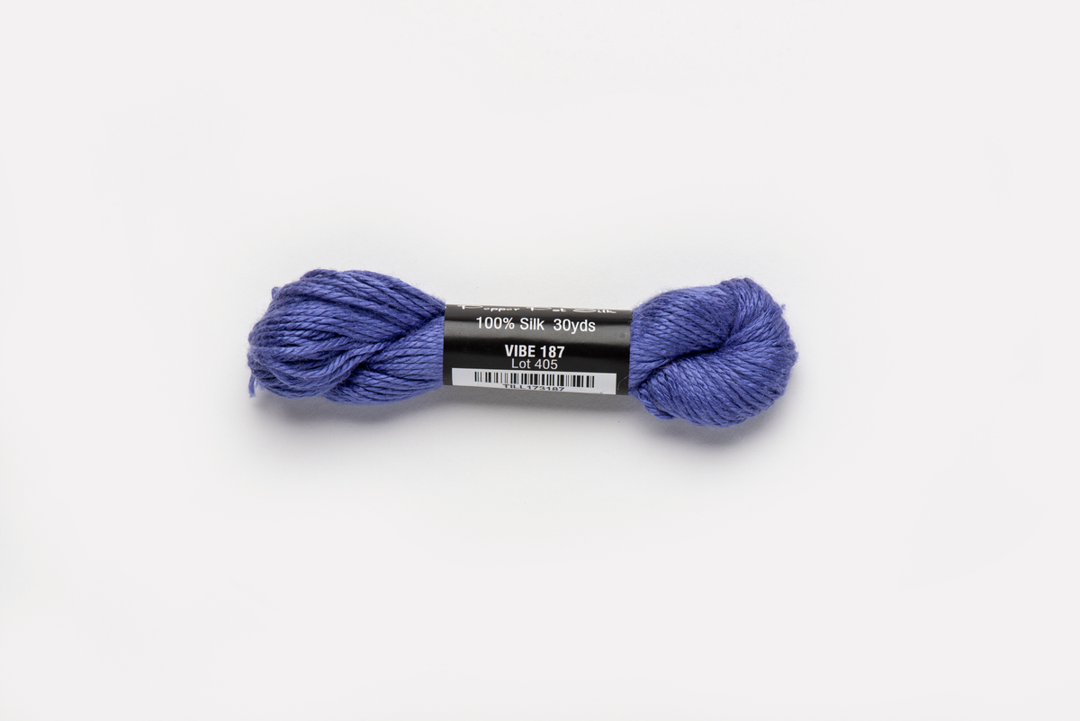 Pepper Pot Silk - 187 Vibe — silk skein for needlepoint, 18 mesh