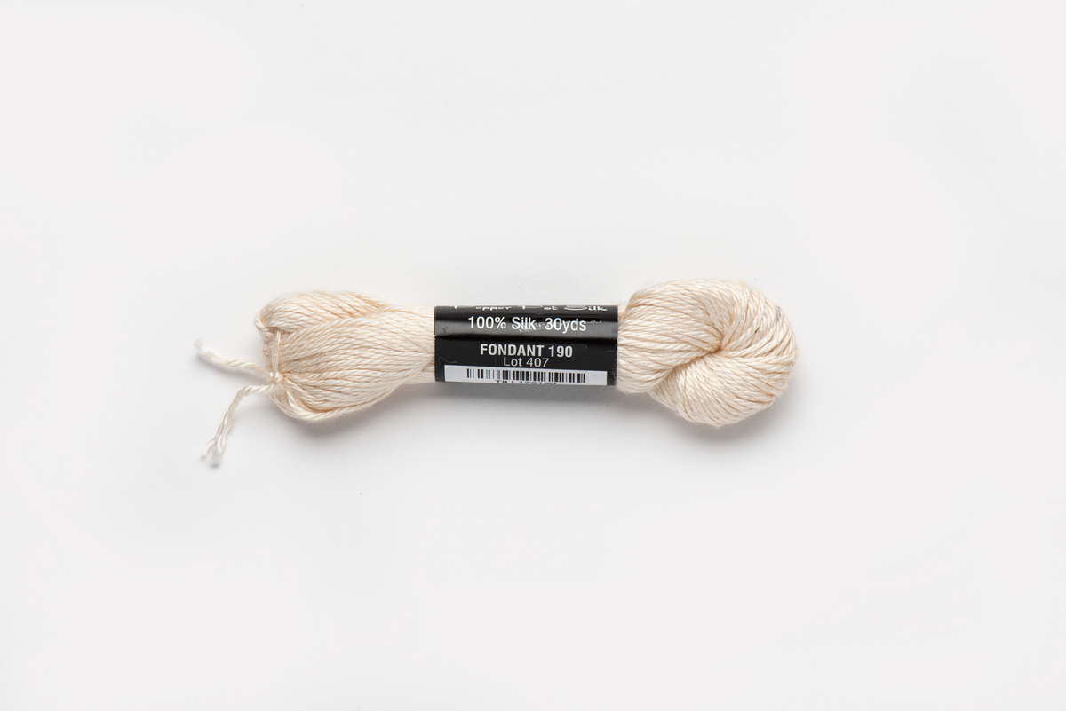 Pepper Pot Silk - 190 Fondant — silk skein for needlepoint, 18 mesh