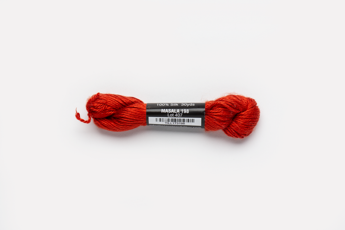 Pepper Pot Silk - 198 Masala — silk skein for needlepoint, 18 mesh