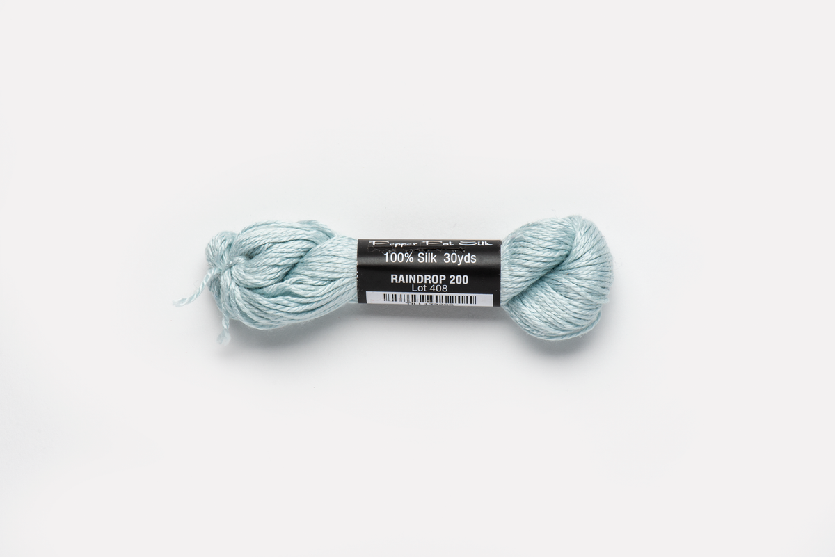 Pepper Pot Silk - 200 Raindrop — silk skein for needlepoint, 18 mesh