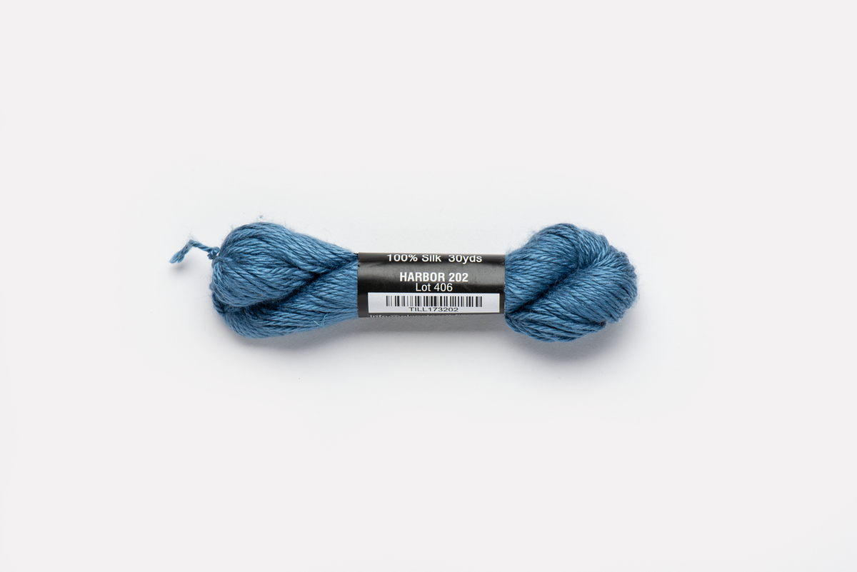 Pepper Pot Silk - 202 Harbor — silk skein for needlepoint, 18 mesh