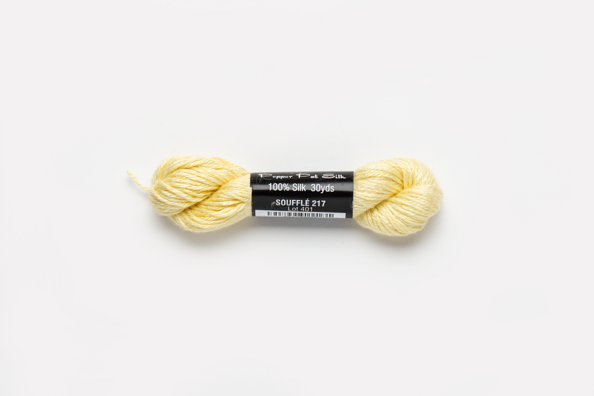 Pepper Pot Silk - 217 Souffle — silk skein for needlepoint, 18 mesh