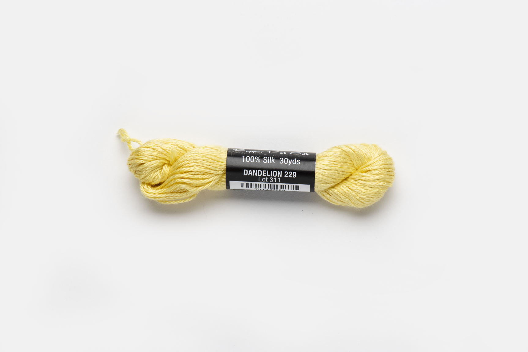 Pepper Pot Silk - 229 Dandelion — silk skein for needlepoint, 18 mesh