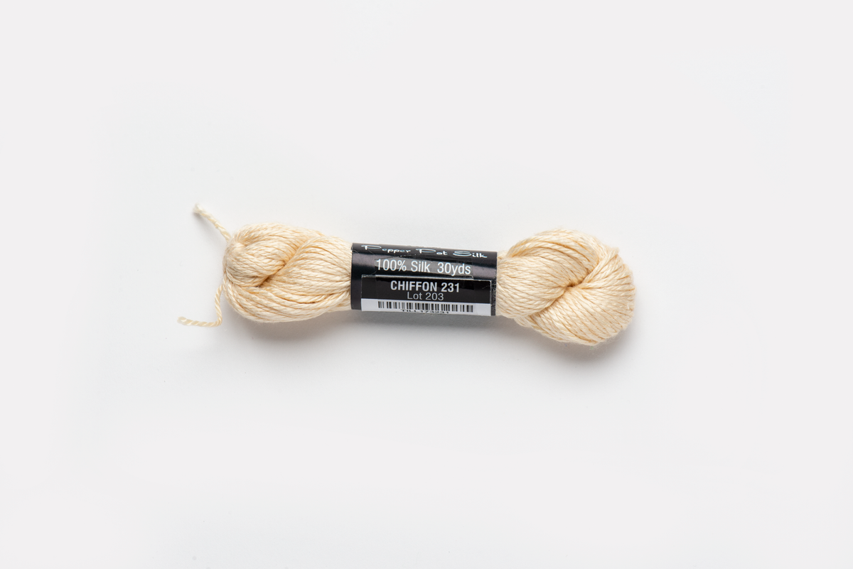 Pepper Pot Silk - 231 Chiffon — silk skein for needlepoint, 18 mesh