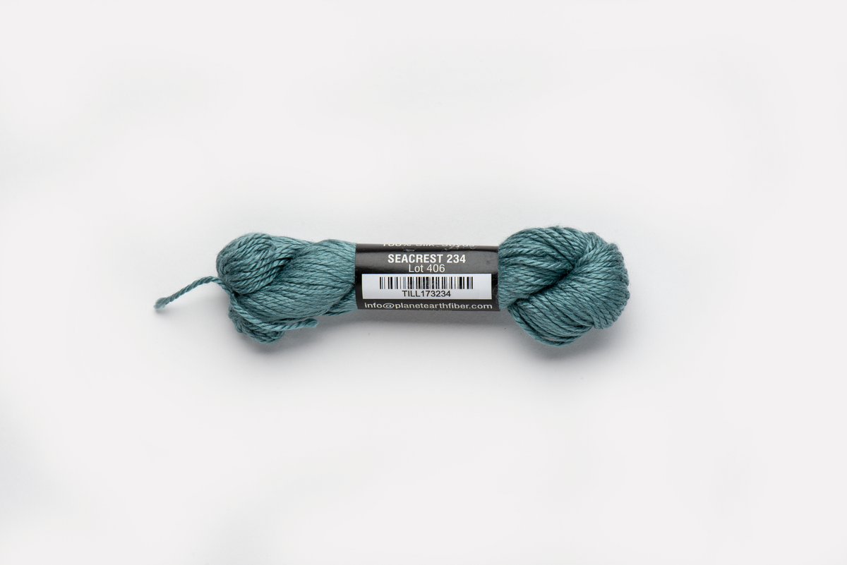 Pepper Pot Silk - 234 Seacrest — silk skein for needlepoint, 18 mesh