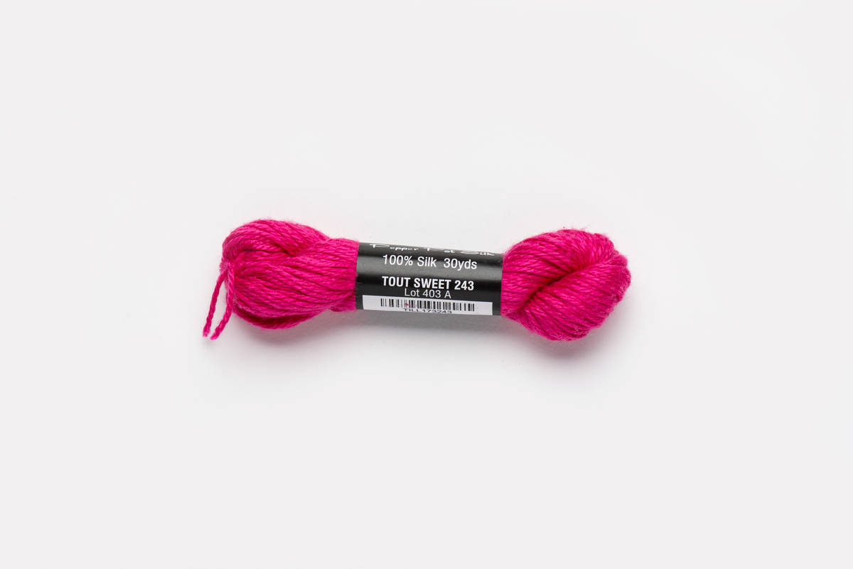 Pepper Pot Silk - 243 Tout Sweet — silk skein for needlepoint, 18 mesh