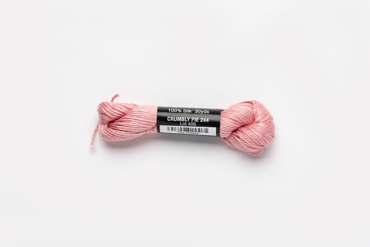 Pepper Pot Silk - 244 Crumbly Pie — silk skein for needlepoint, 18 mesh (view 2)