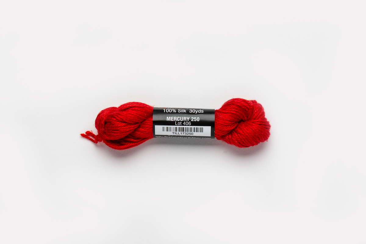 Pepper Pot Silk - 250 Mercury — silk skein for needlepoint, 18 mesh
