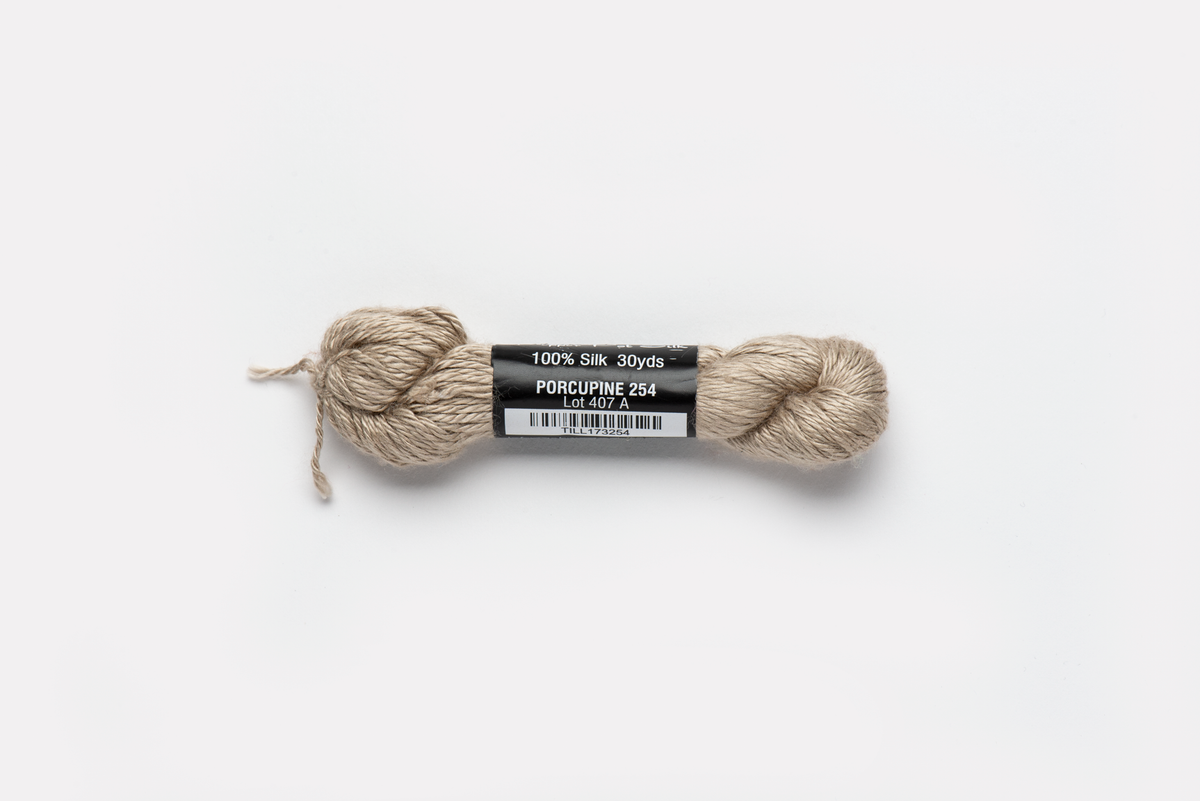 Pepper Pot Silk - 254 Porcupine — silk skein for needlepoint, 18 mesh