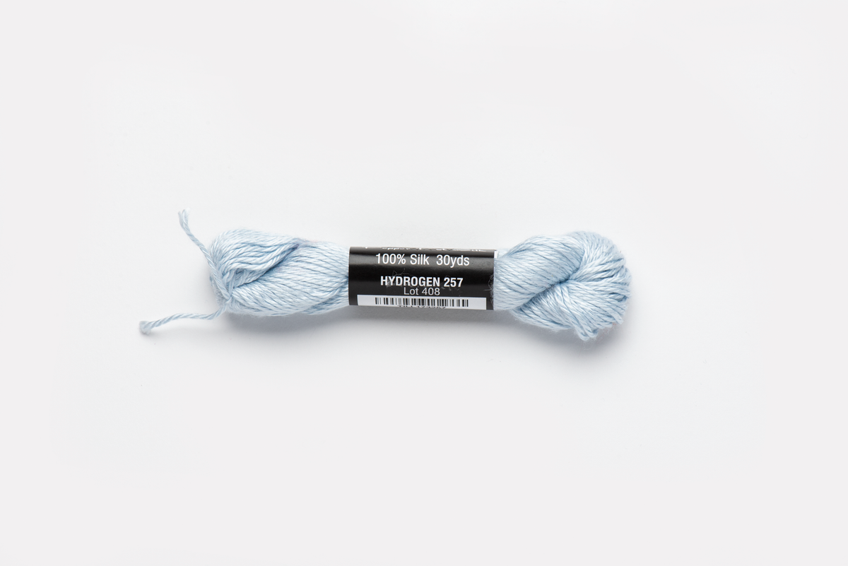 Pepper Pot Silk - 257 Hydrogen — silk skein for needlepoint, 18 mesh