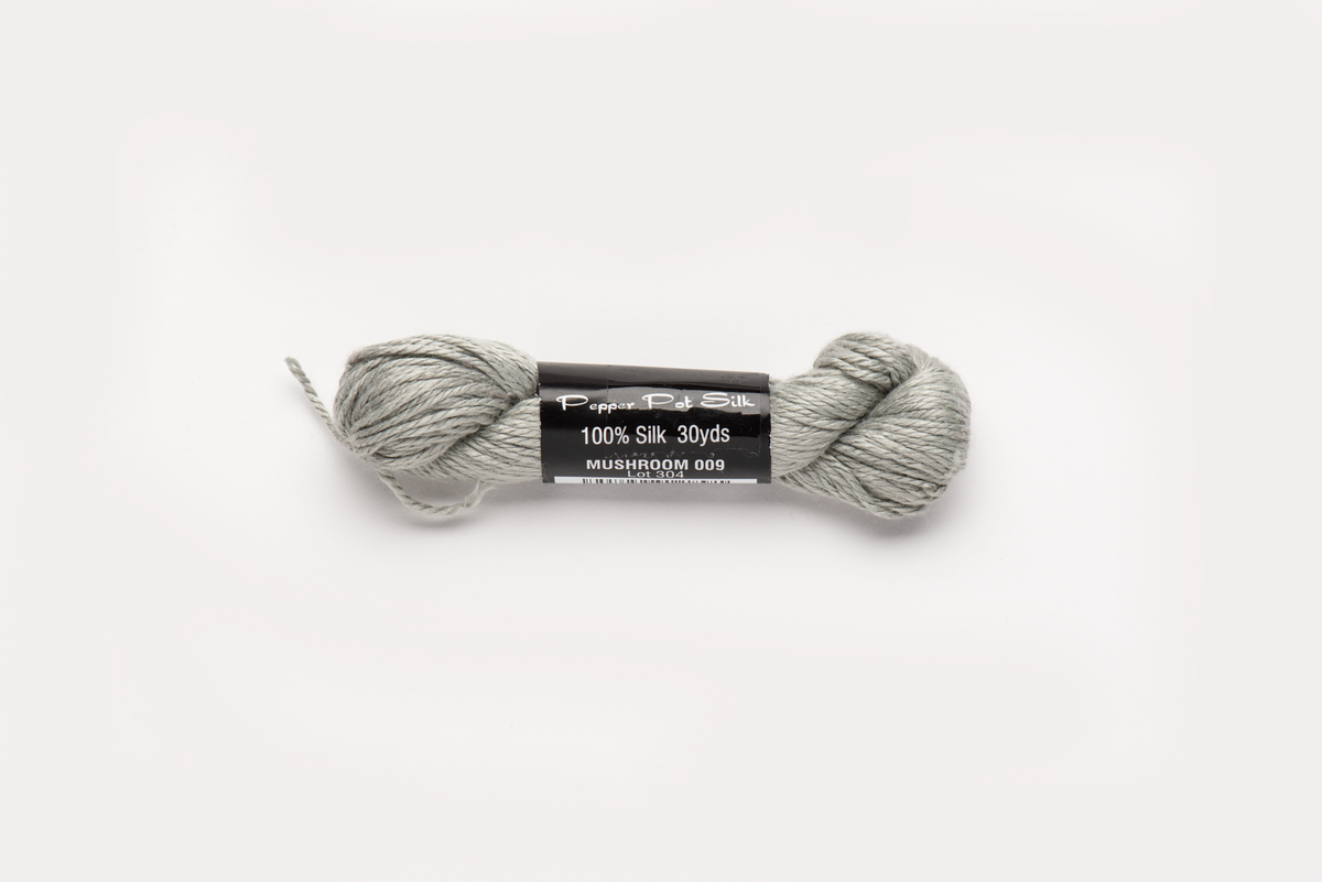 Pepper Pot Silk Variegated - 009 Mushroom — silk skein for needlepoint, 18 mesh