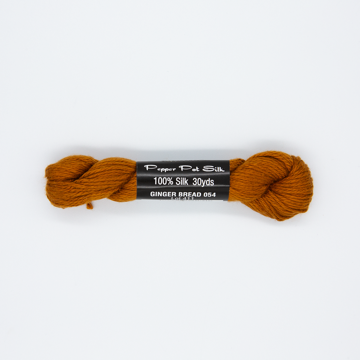 Pepper Pot Silk Variegated - 054 Gingerbread — silk skein for needlepoint, 18 mesh