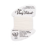 Petite Very Velvet V602 White — Rainbow Gallery thread for needlepoint, 18 mesh