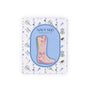 Pink Bow Boot Needle Minder by Navy Noo — needlepoint accessory from Angel City Stitchery