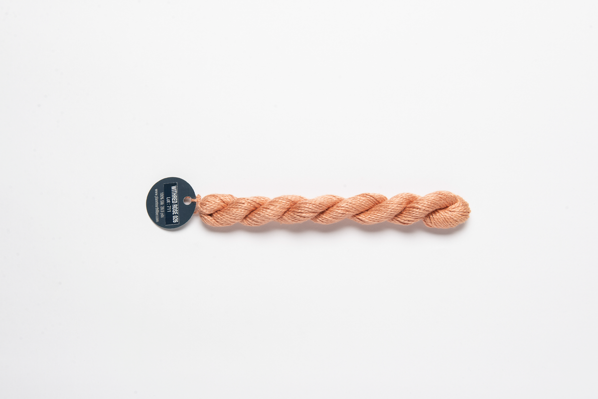 Planet Earth Silk - 026 Withered Rose — silk skein for needlepoint, 13 mesh