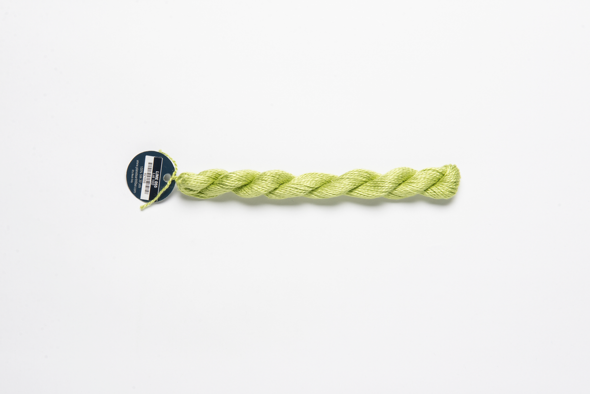 Planet Earth Silk - 055 Lime — silk skein for needlepoint, 13 mesh