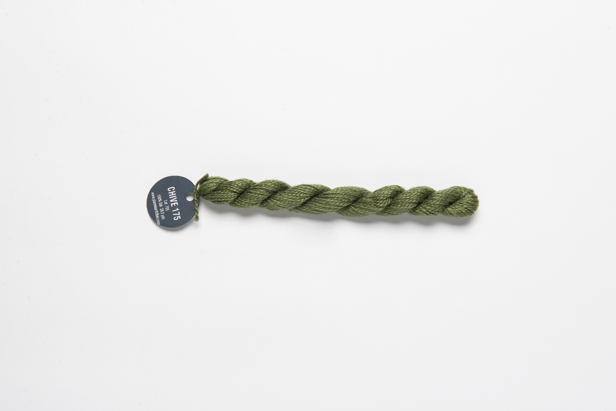 Planet Earth Silk - 175 Chive — silk skein for needlepoint, 13 mesh