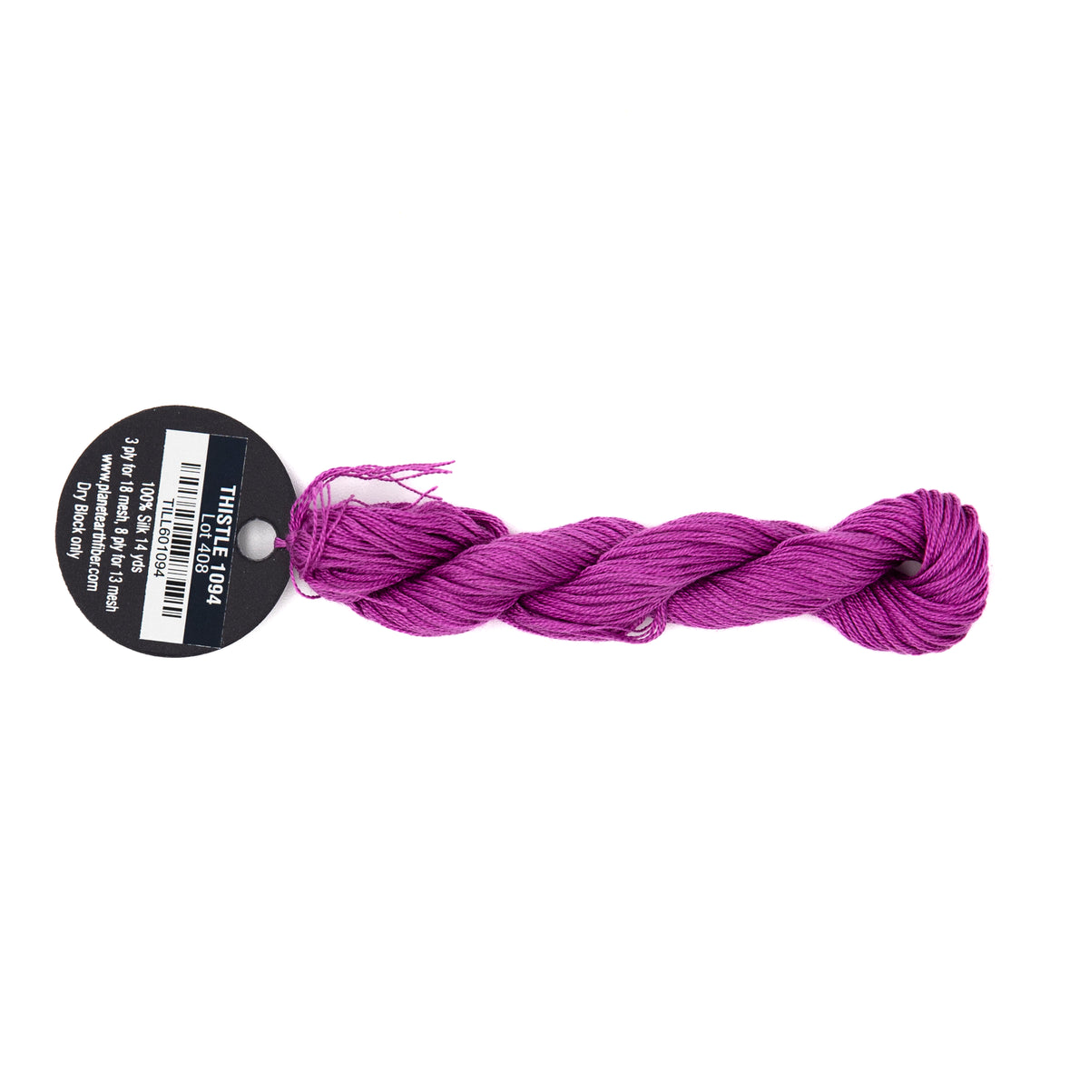Planet Earth Silk Ply 1094 Thistle — needlepoint thread, 13 and 18 mesh