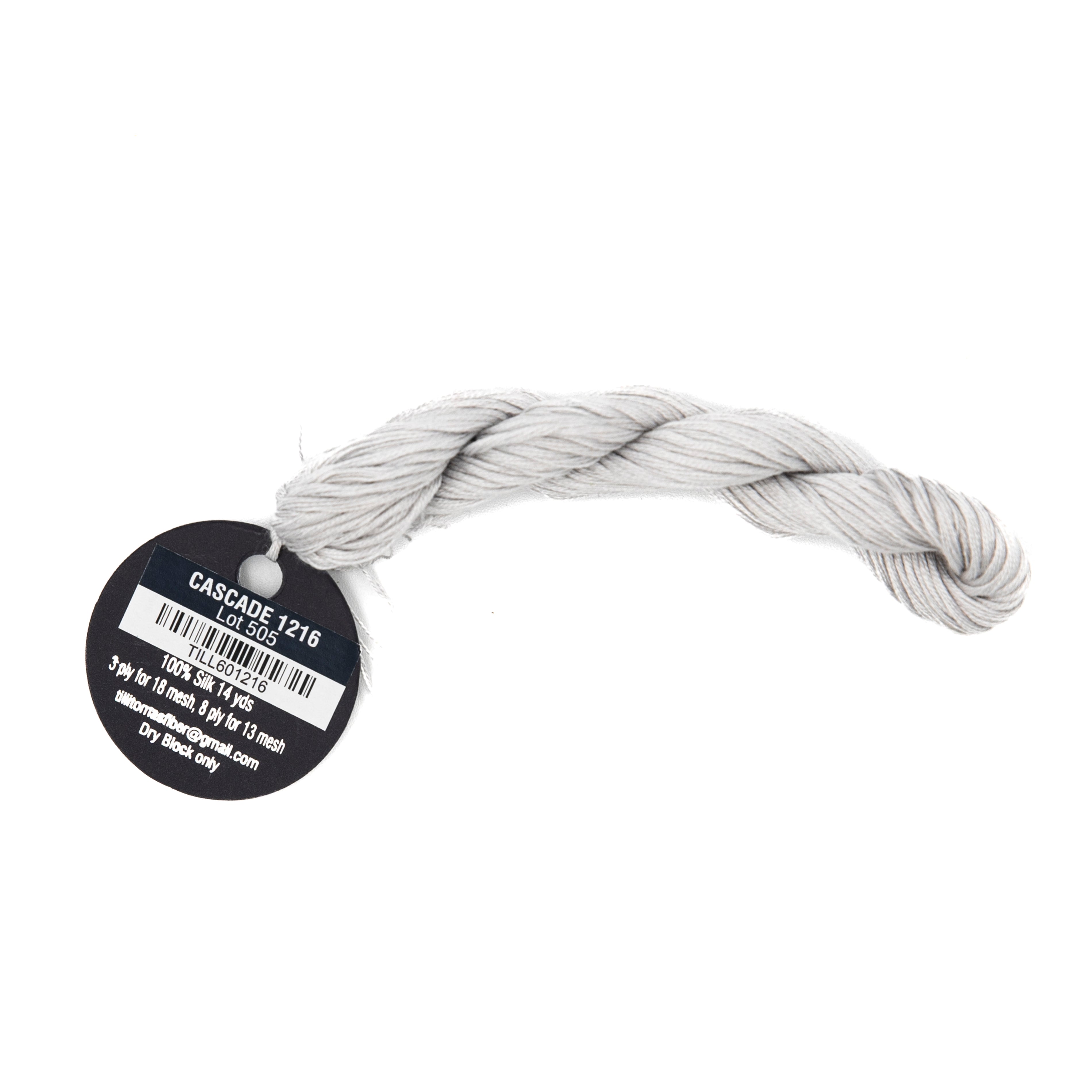 Planet Earth Silk Ply 1216 Cascade — needlepoint thread, 13 and 18 mesh