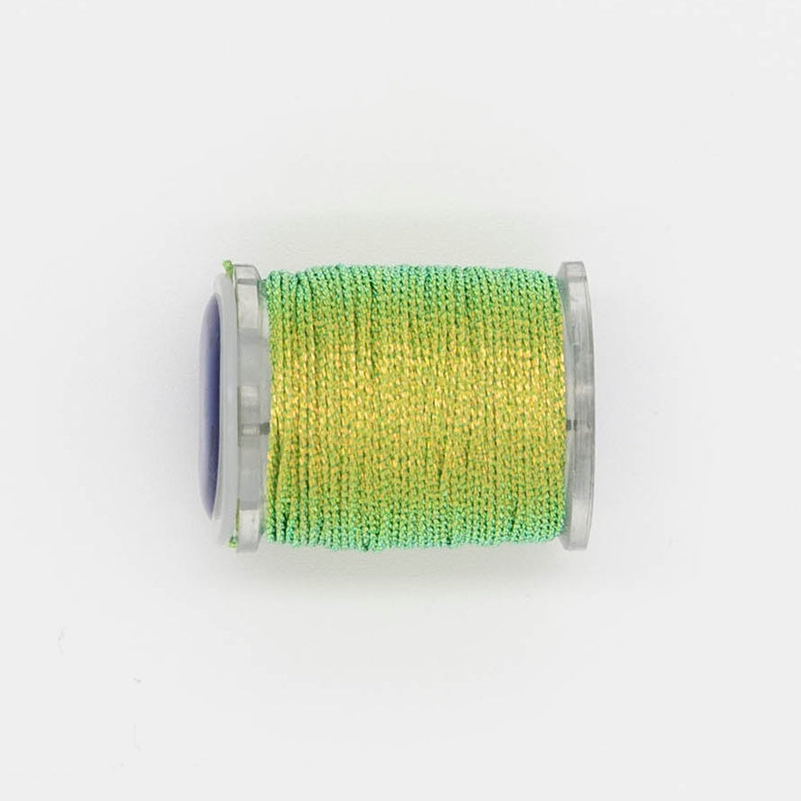 Radiance 13 Jewel J887 Appletini — Radiance Metallics thread for needlepoint, 13 mesh