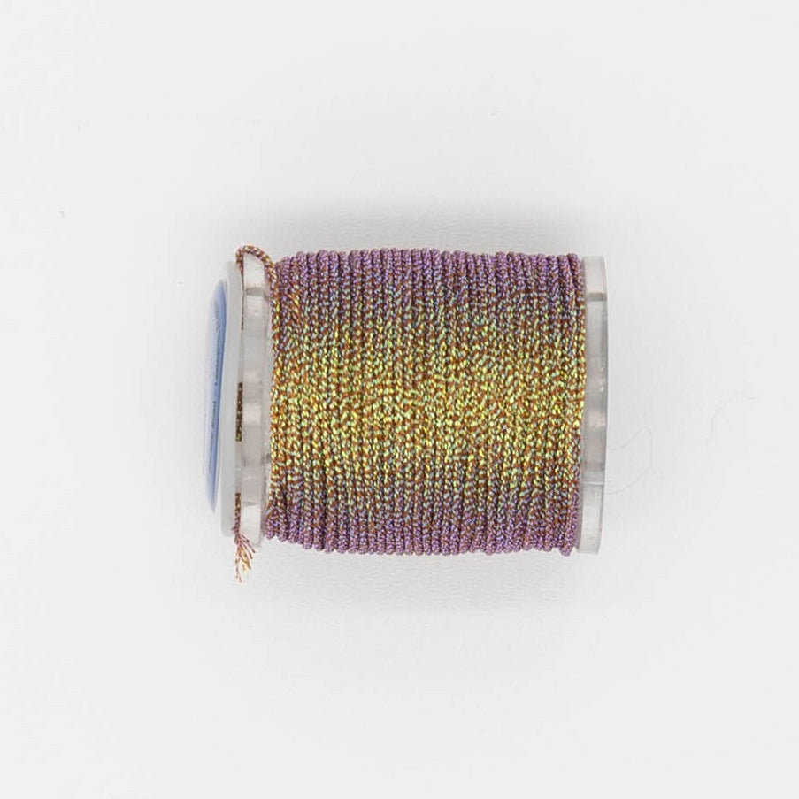 Radiance 13 Jewel J966 Brown Sugar — Radiance Metallics thread for needlepoint, 13 mesh