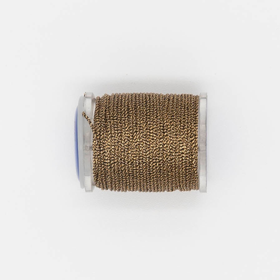 Radiance 13 Classic C722 Cocoa Loco — Radiance Metallics thread for needlepoint, 13 mesh