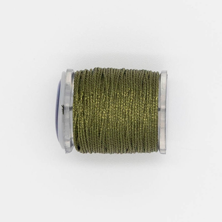 Radiance 13 Classic C623 Extra Olives — Radiance Metallics thread for needlepoint, 13 mesh