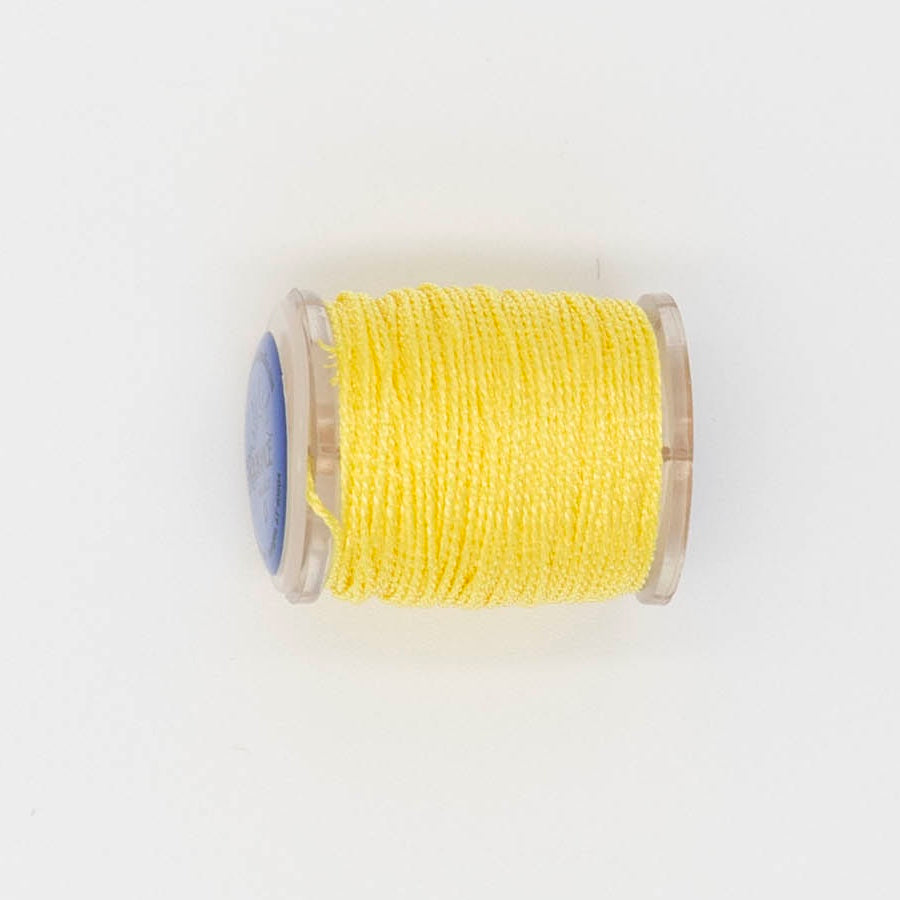 Radiance 13 Jewel J257 Lemon Bar — Radiance Metallics thread for needlepoint, 13 mesh