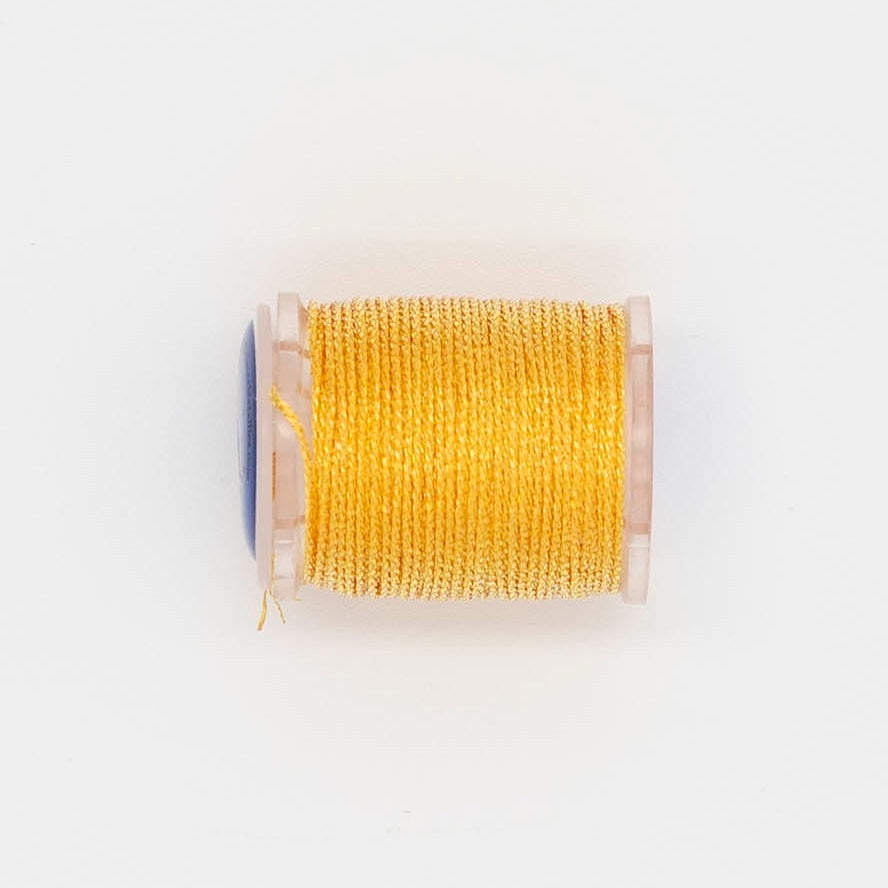 Radiance 13 Jewel J266 Mango Mama — Radiance Metallics thread for needlepoint, 13 mesh