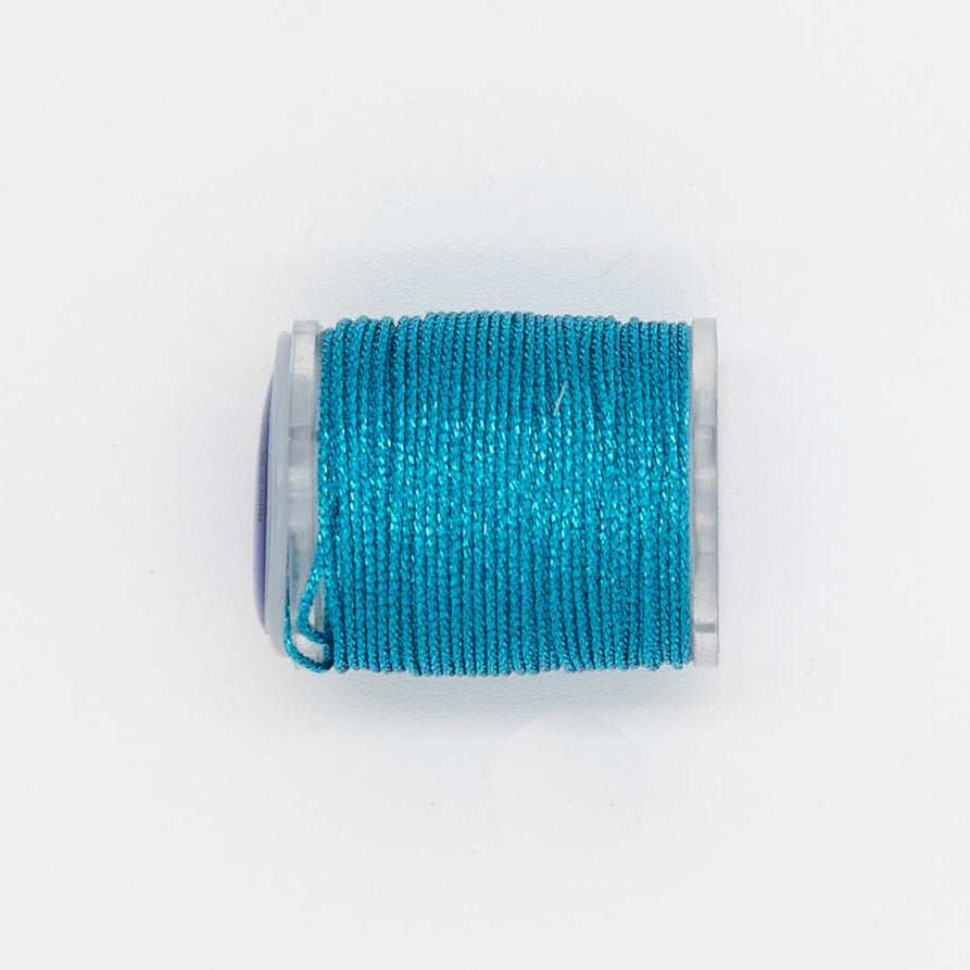 Radiance 13 Classic C536 Maui Blue — Radiance Metallics thread for needlepoint, 13 mesh