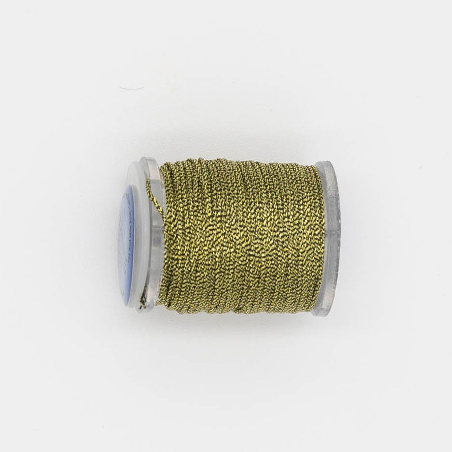 Radiance 13 Classic C622 Mean Green — Radiance Metallics thread for needlepoint, 13 mesh