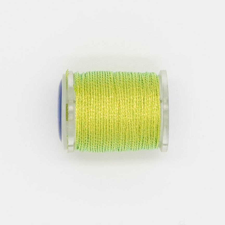 Radiance 13 Jewel J886 Wasabi — Radiance Metallics thread for needlepoint, 13 mesh