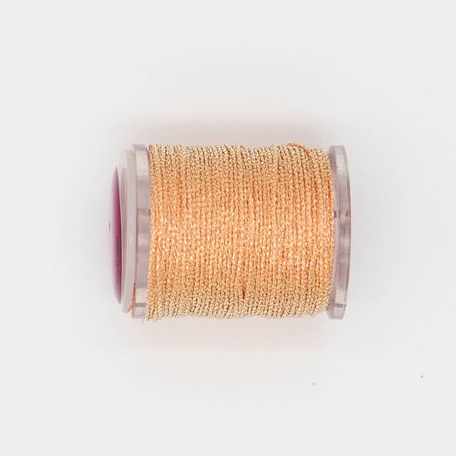 Radiance 18 Jewel J357 Apricot — Radiance Metallics thread for needlepoint, 18 mesh