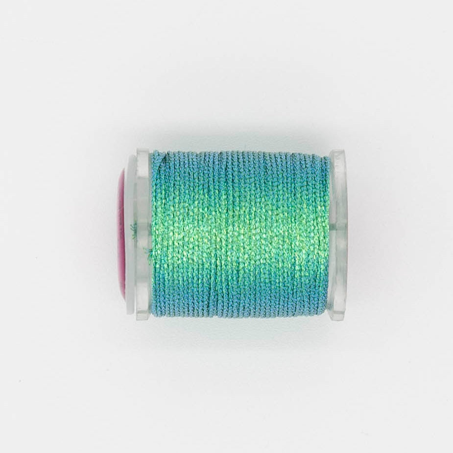 Radiance 18 Jewel J876 Atomic — Radiance Metallics thread for needlepoint, 18 mesh