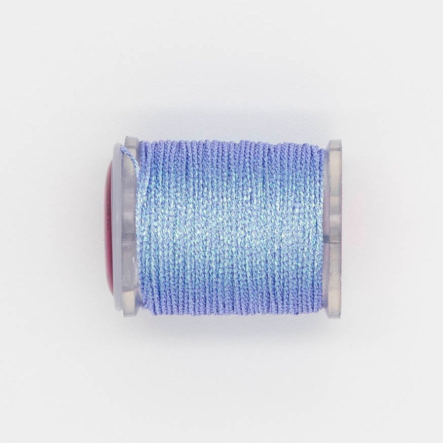 Radiance 18 Jewel J757 Blue My Mind — Radiance Metallics thread for needlepoint, 18 mesh