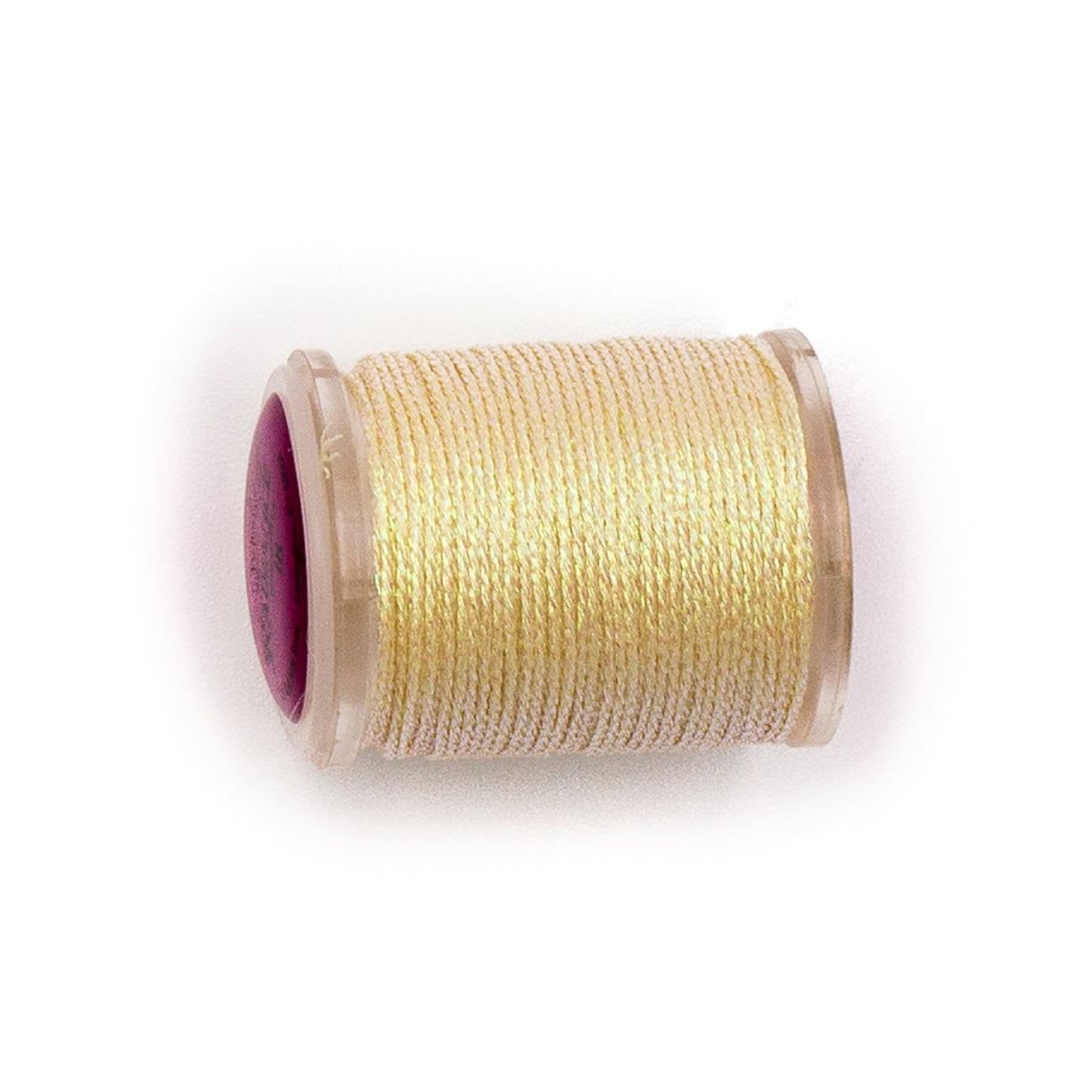 Radiance 18 Jewel J255 Butter Cream — Radiance Metallics thread for needlepoint, 18 mesh