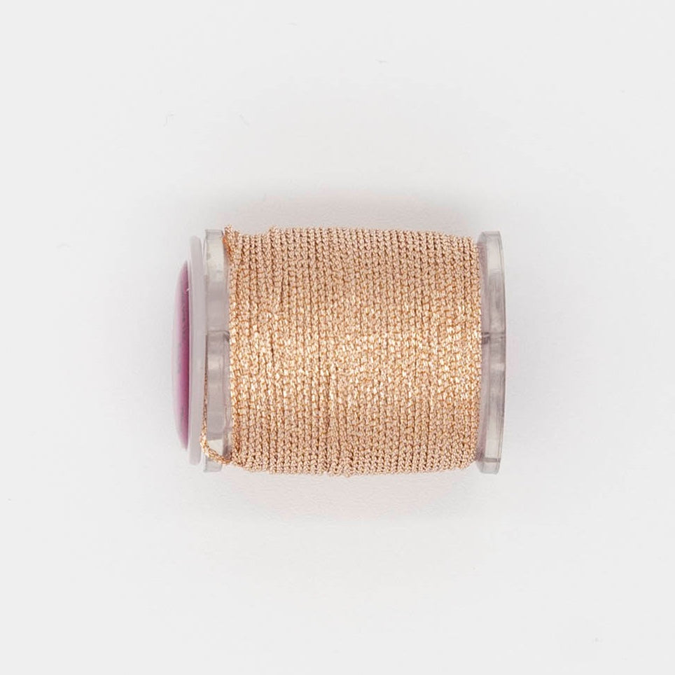 Radiance 18 New C1008 Coral Cove — Radiance Metallics thread for needlepoint, 18 mesh