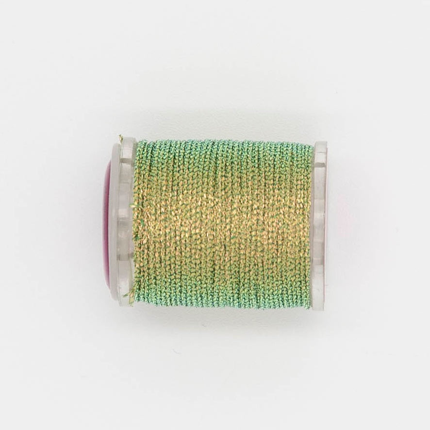 Radiance 18 Jewel J889 June Bug — Radiance Metallics thread for needlepoint, 18 mesh