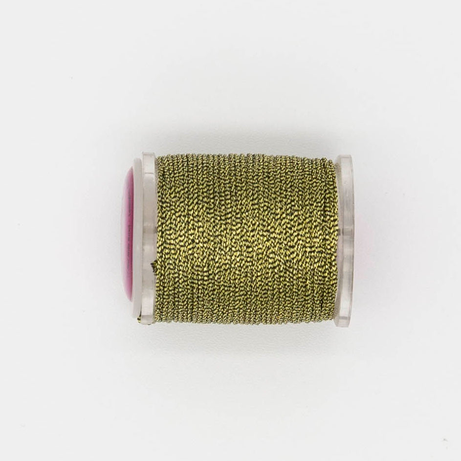 Radiance 18 Classic C622 Mean Green — Radiance Metallics thread for needlepoint, 18 mesh
